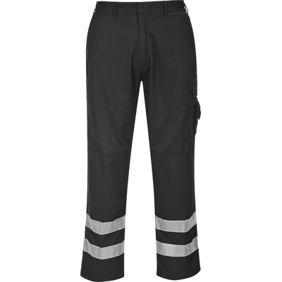 Portwest IONA SAfETY S917 / Светлоотразителни панталони - черни L (S917BKRL)