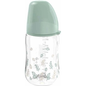 Nip Бебешко шише NIP Green - Cherry, Flow M, 0 м+, 260 ml, зелено (4000821351264) - ozone