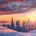 Norimpex - Puzzle Paint by numbers: Winter Landscape 40x50cm - 1 - 39 piese