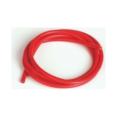 Graupner Silikonový kabel 2,6qmm 13AWG 1 m červený