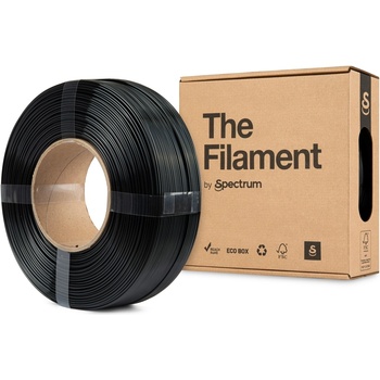 Spectrum The Filament" by Spectrum TF-24253, ReFill, PETG Lite, 1.75mm, BLACK, 1kg (TF-24253)