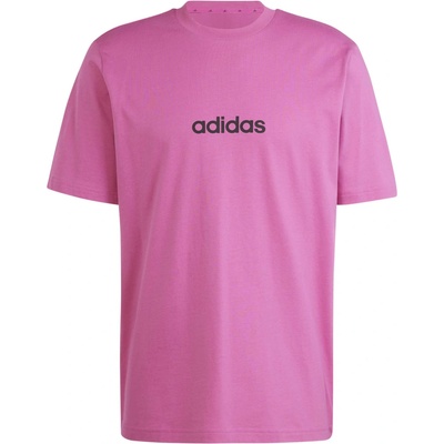 adidas Essentials Linear Single jersey ružové čierne