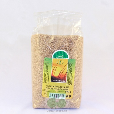 COUNTRY LIFE Kuskus špaldový celozrnný BIO 0,5 kg