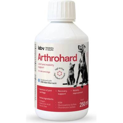 LAB-V Arthrohard 250ml Prípravok na podporu kĺbov pre psov a mačky