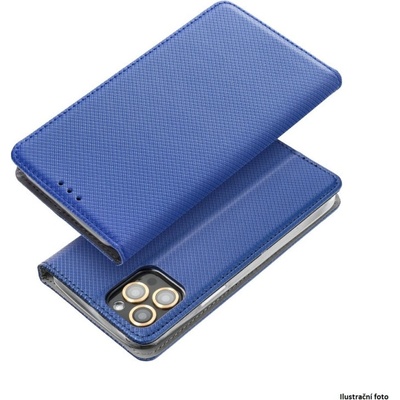 Pouzdro Smart Case Book Lenovo K6 Note Modré