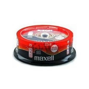 Maxell CD-R Music XL-II MAXELL, 700MB, 80 min, 25 бр. , ML-DC-CDRMUS-25