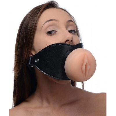 Master Series Pussy Face Oral Sex Mouth Gag – Zboží Dáma