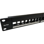 Security Professionals Пач панел 24 портов, Cat. 6, празен, 1U, черен (SPN-LNY-EPPU6)