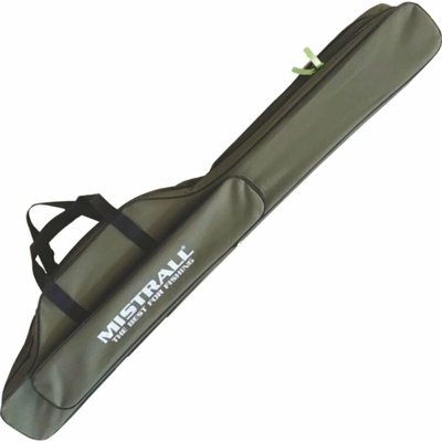 Mistrall Pouzdro na pruty 3 komory 130cm zelená