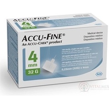 Accu-Fine jehly do inzulínového pera 32G x 4 mm 100 ks