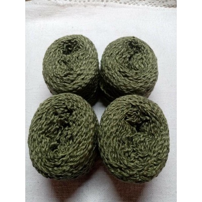 Přírodní směsová bonboniéra Wavy 4x150m Oil Green