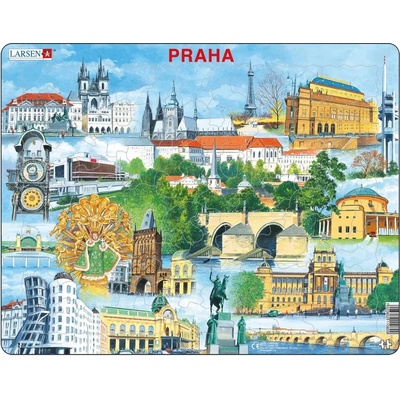 LARSEN Praha pamiatky 66 dielov