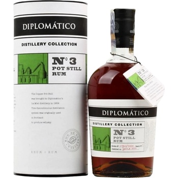 Diplomático Distillery Collection No.3 Pot Still 47% 0,7 l (čistá fľaša)