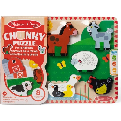 Melissa & Doug puzzle hrubé farma