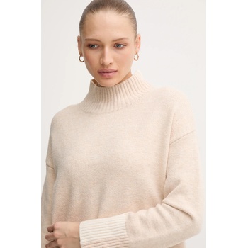 Marc Aurel Пуловер с вълна Marc Aurel в бежово с поло 8027-8000-82089 (8027.8000.82089)