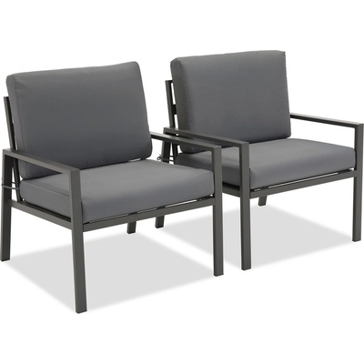 Garden Point Комплект от два фотьойла Vigo Garden Point в цвят антрацит (GAP930)