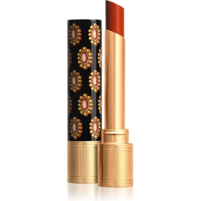 Gucci Gucci Beauty Rouge de Beauté Brillant овлажняващо червило цвят 308 Lucy Dark Orange 1.8 гр