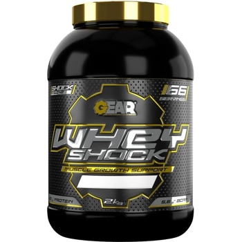 Gear Nutra Whey Shock | Protein Concentrate for Muscle Growth Support [2000 грама] Ягода