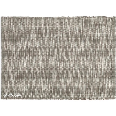 SCANquilt prostírání Rib melír šedobílá 30x45cm