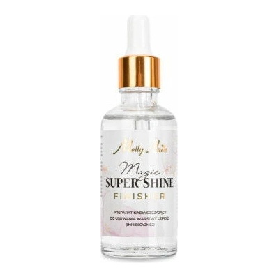 Molly Nails Parfumovaný cleaner 3v1 na výpotok Magic Super Shine Finisher 50 ml