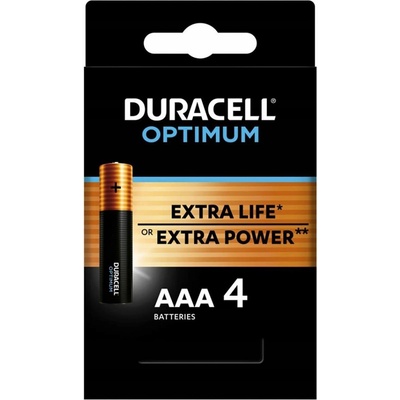 DURACELL Optimum AAA 4ks 42391