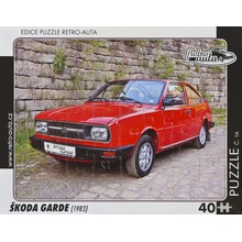 Retro-Auta č. 16 ŠKODA GARDE 1983 40 dílků