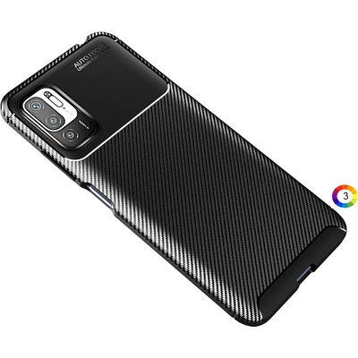 Xiaomi Redmi Note 10 5G Удароустойчив Carbon Fiber Калъф и Протектор