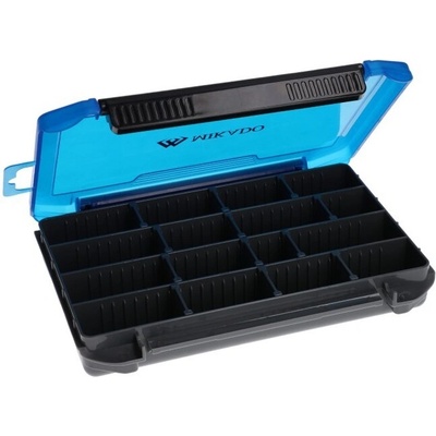 Mikado box s priehradkami UAC-H1901 25,5 x 19,5 x 3,5 cm veľ. L - modrý