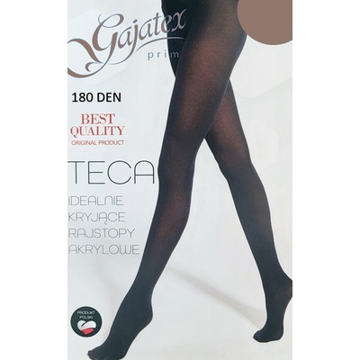 Gajatex-Prim TECA 180 DEN akrylové punčochové kalhoty CAMELLO HNĚDÁ