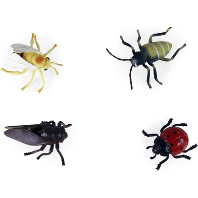 Rappa - Комплект фигурки Насекоми - 4 броя, 6-9 см
