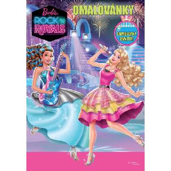 Barbie RocknRoyals - Omalovánky: Filmový príbeh s omalovánkami - Mattel