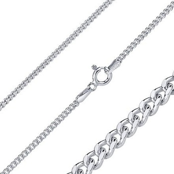 SILVEGO Strieborná retiazka curb pancer vhodná na prívesky TTTCB16