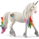 Schleich Фигурка Schleich Bayala - Еднорог цветно сърце - жребец (70725-45158) - ozone