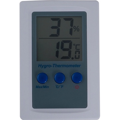 Termo-higrometr od 0 do 50 stupňů Celsia | STALGAST, 620310 bílý