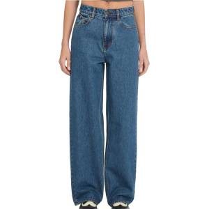 Volcom Дамски дънки Volcom Women's Weellow II Denim Jeans - Indigo Ridge Wash - размер 28 (US) (111-1816-0215)