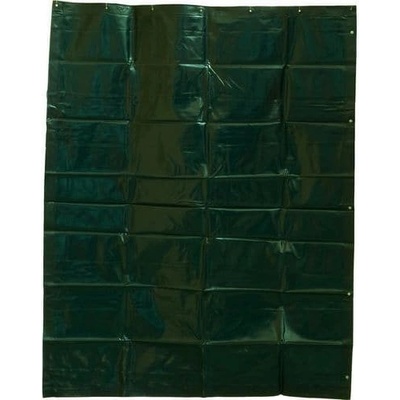 Manutan Zvárací záves, 140 x 180 cm, zelený, netransparentný