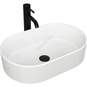 Rea REA-U0600 - Мивка за плот ALMA 36x57 см, керамична, гланцово бяла (RE0140)
