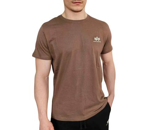 Alpha Industries Basic T Small logo Taupe
