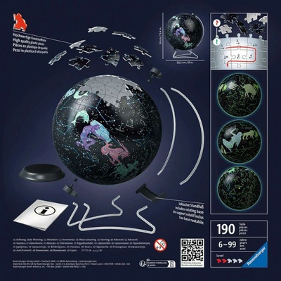 RAVENSBURGER 3D puzzleball Hvězdný globus 190 ks