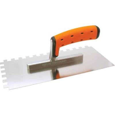 Hladítko zubaté nerezové 130x270 mm SOLID TOOLS - 4 mm