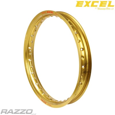 Zadní ráfek Excel Rims 19x1,85 36 děr zlatý Yamaha Suzuki Kawasaki – Sleviste.cz