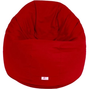 Pufrelax Пуф за деца, 210л. , Relaxo - Teteron Red, За открито, Перящ се калъф, Пълнеж от Полистиролни перли (PUF-G-R-TEX-RED)