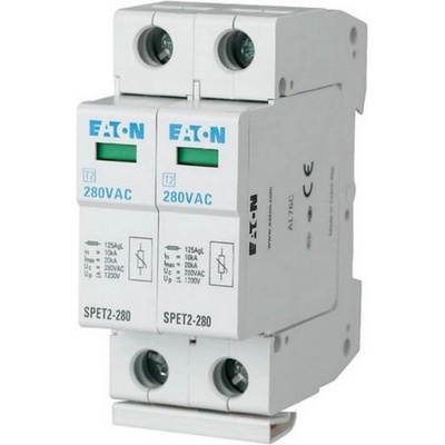 Eaton Защитa от пренапрежение EATON SPET2-280/2, 168742 - 2P, 280VAC, 2x10kA (168742)
