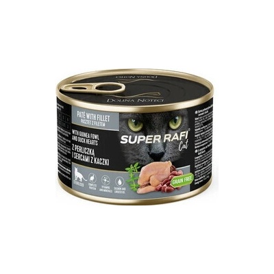 SUPER RAFI Cat Mix 2 príchute pre sterilizované mačky 6x185 g
