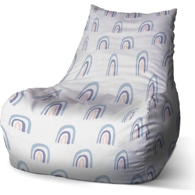 Sablio sedací vak Bean Duha 100 x 90 x 45 cm