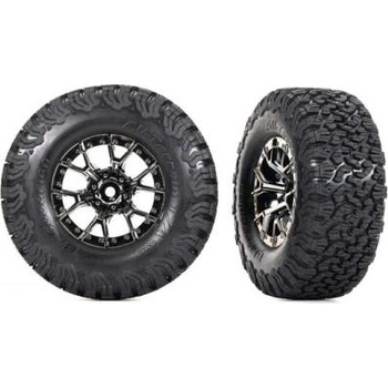 Traxxas колело 2.2/3.0", джанта Raptor R черен хром, гума BFGoodrich T/A KO2 (2)