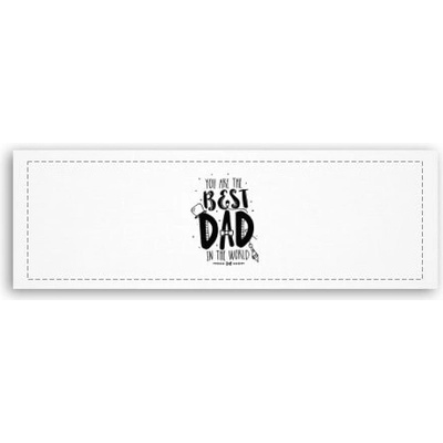Fotoobraz 150x55 cm panorama The best dad in the world