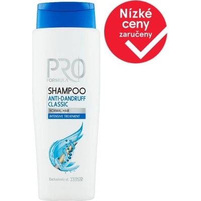 Tesco Pro Formula Shampoo proti lupům pro normální vlasy 400 ml