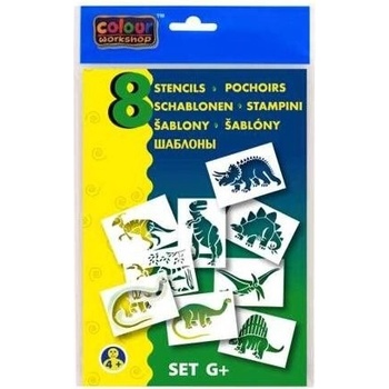 Centropen Šablony A5 Dinosauři 8 ks