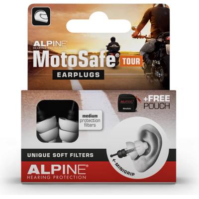 Alpine MotoSafe Tour špunty do uší s filtrem 80 dB